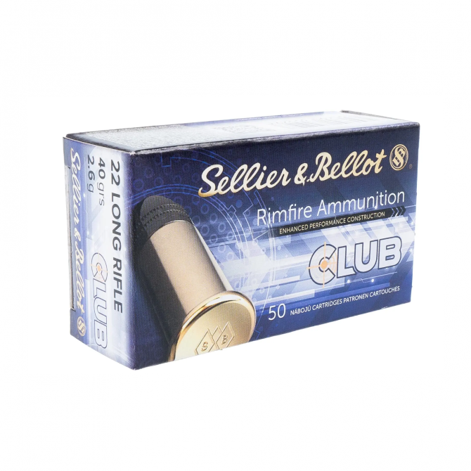 Патрон Sellier&Bellot, к.22LR, Club (50шт.)