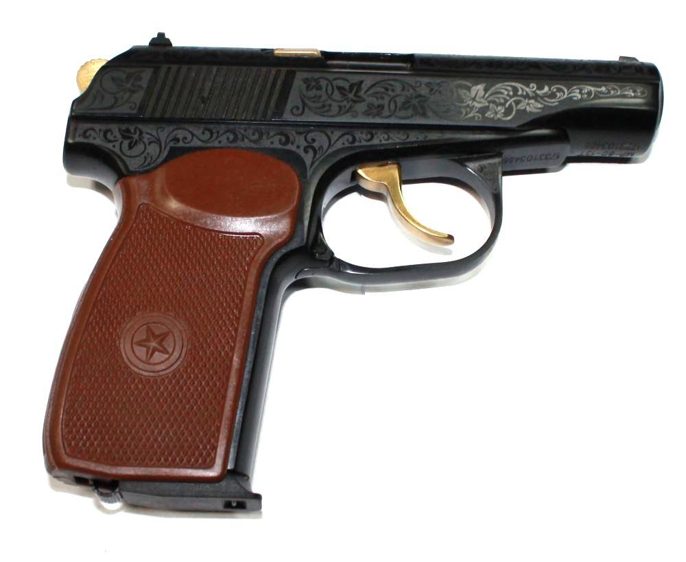 Пистолет травм. МР-80-13Т, к.45Rubber, лаз.грав.