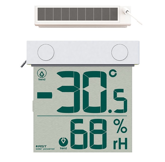 Термогигрометр оконный на солнечной батарее