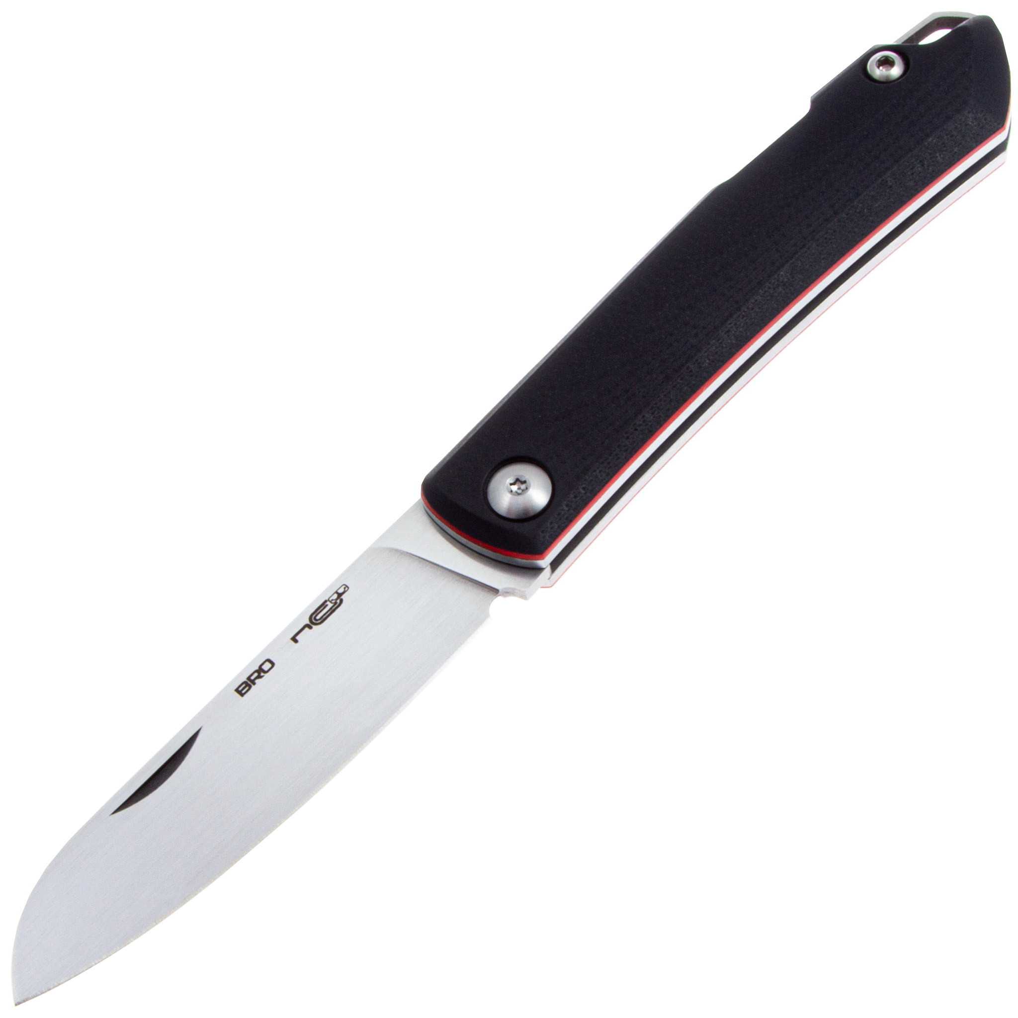 Нож складной "Bro" (X105, G10 bl/red sat.)