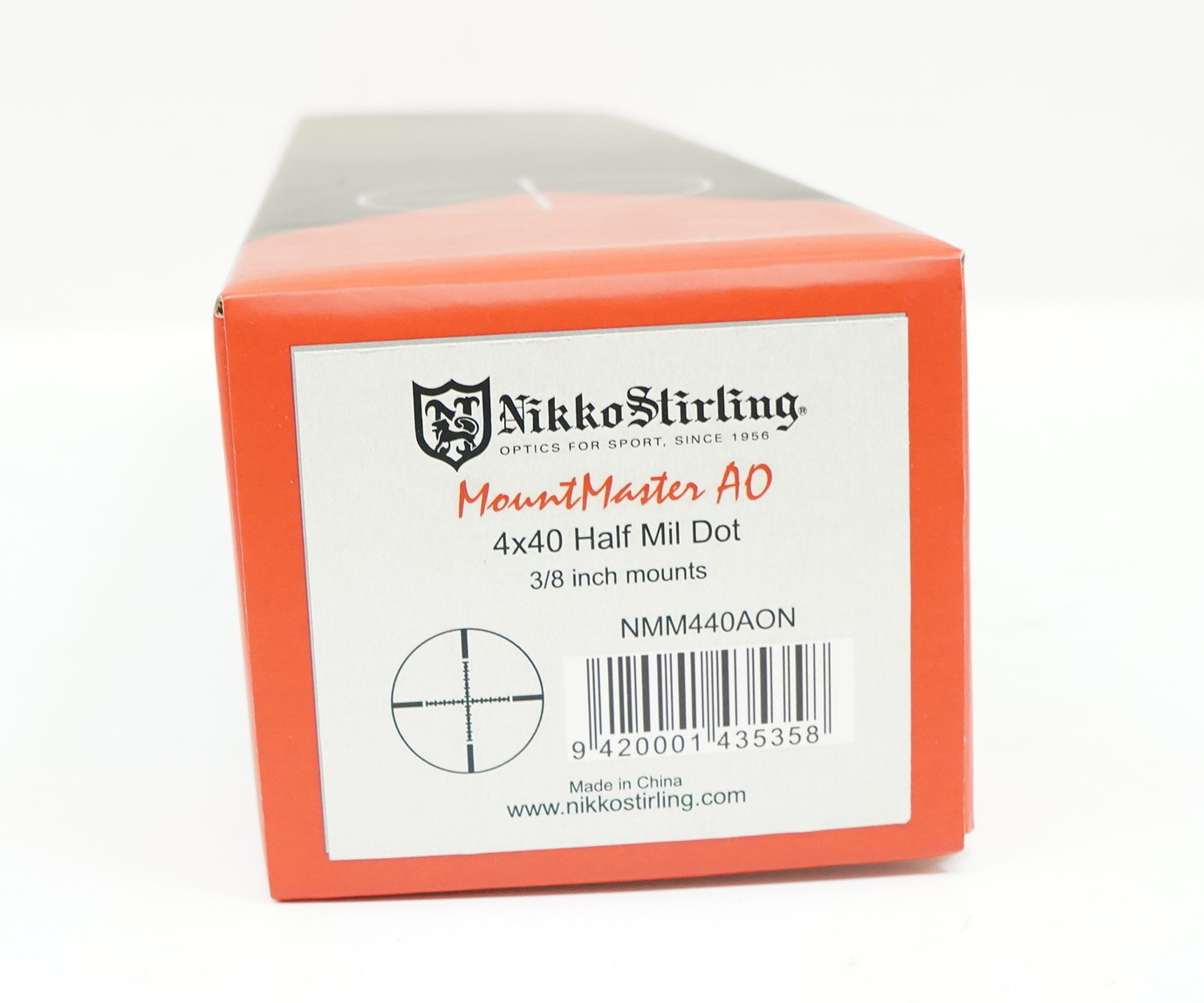 Прицел Stirling Mountmaster 4*40AO, halfmil-dot