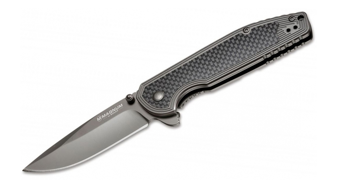 Нож складной Magnum "Carbone Frame", (рук. черн., карбон, ст.440В)